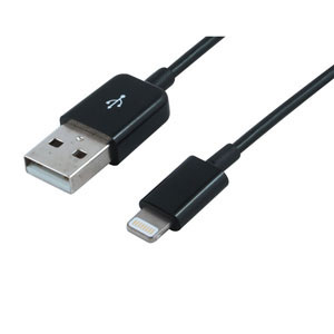 USB to Lightning Power Sync Cable 1m Bla