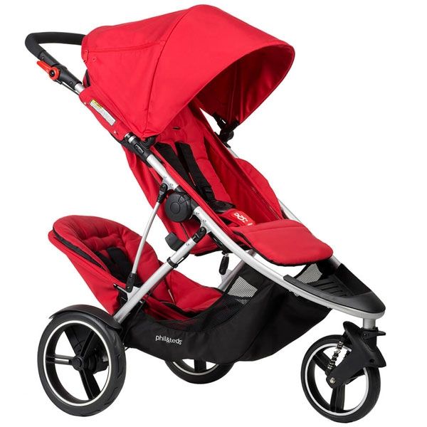 Phil & Teds Dash Buggy V5 Red + Double K