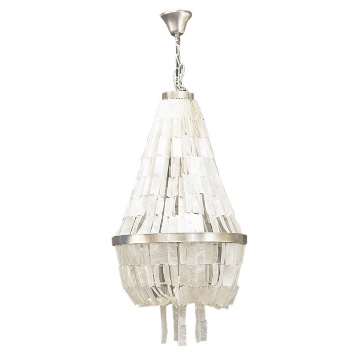 MANLY CAPIZ SHELL CHANDELIER