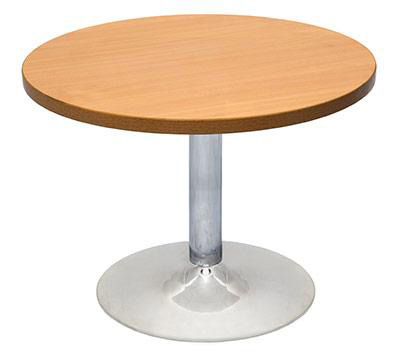 Chrome Base Round Coffee Table