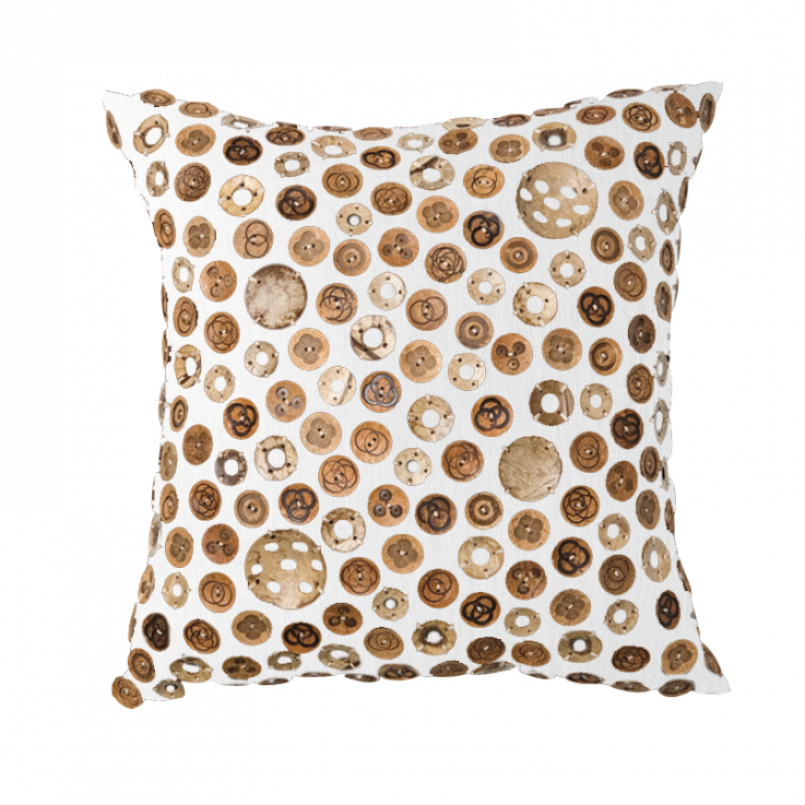 COCONUT BUTTONED CUSHION