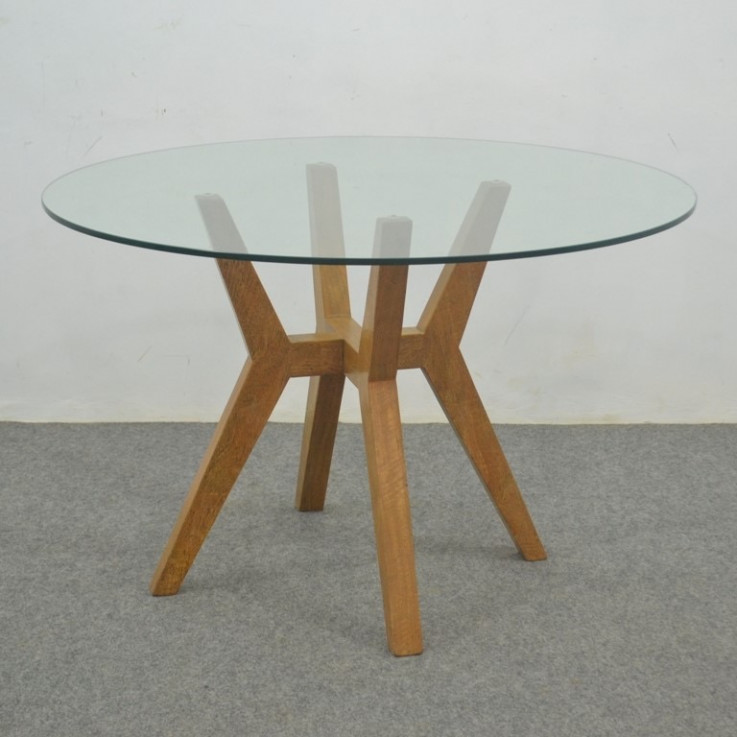 Vivid Glass Top Dining Table