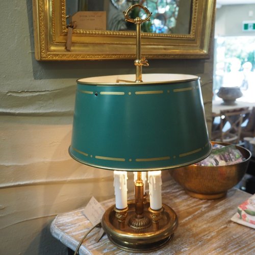 Green Bouillotte Lamp