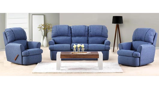 DETROIT 3 Seater and 2 Recliners AUSTRAL