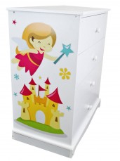 Childrens White Chest of Drawers |Fairy 