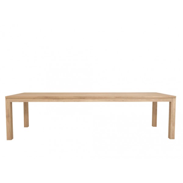 Oak Straight dining table 300cm