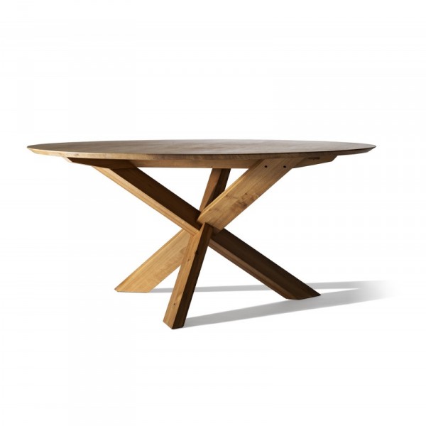 Oak Circle dining table D163cm