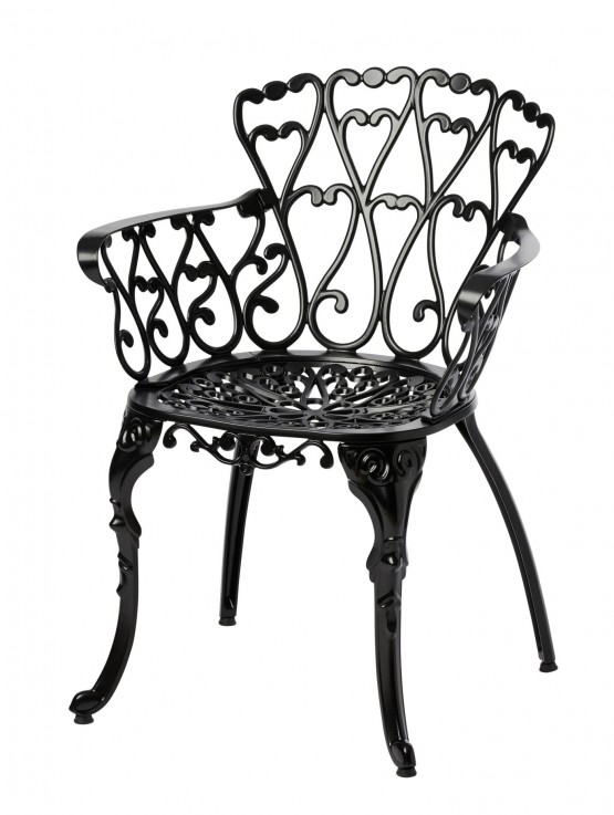 Melton Craft Cast Aluminium Scroll Chair