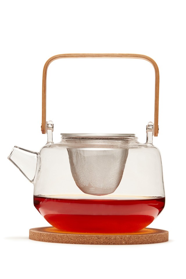 S&P Navian Tea Pot Glass with strainer 1