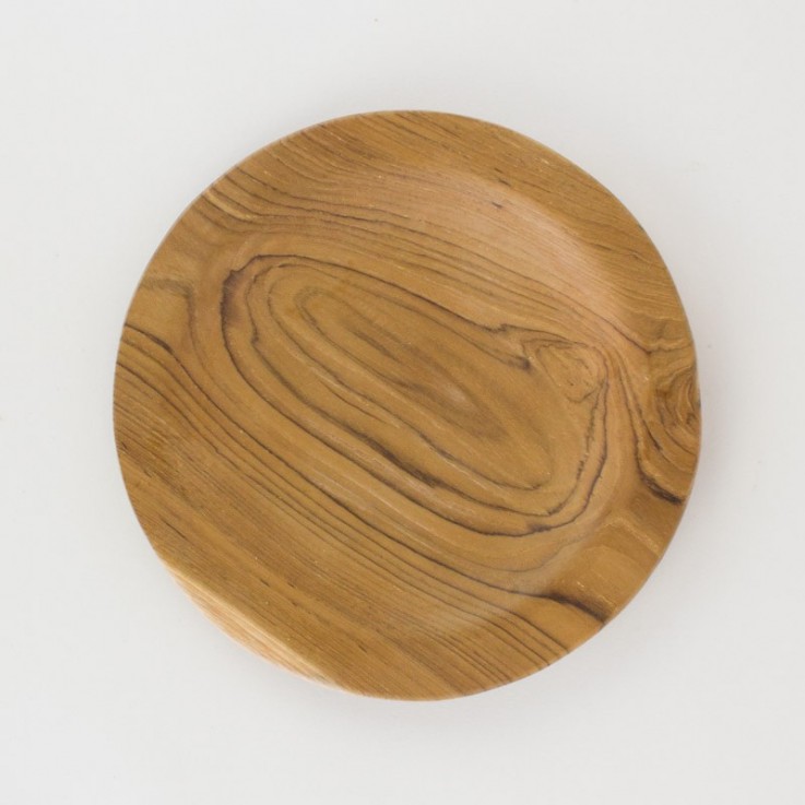 Wooden round plate 30cm