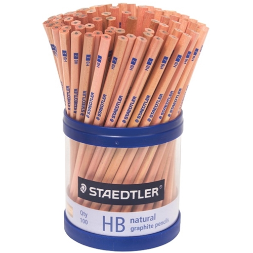 Staedtler HB Pencil Natural, Pack of 100