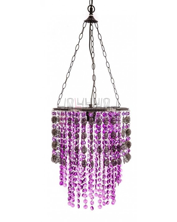 CEILING LAMP WITH HANGING BEADS
