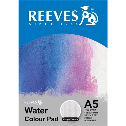 Reeves A5 Water Colour Pad Rough Texture