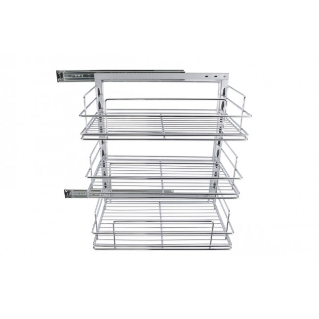 Rollout Pantry & 3 x 260mm Baskets