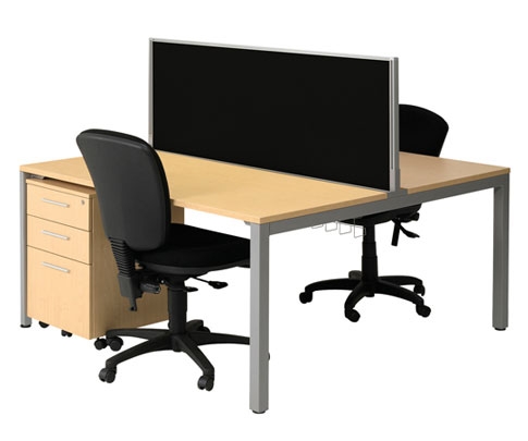 CUBIT TWO PERSON STRAIGHT WORKSTATION