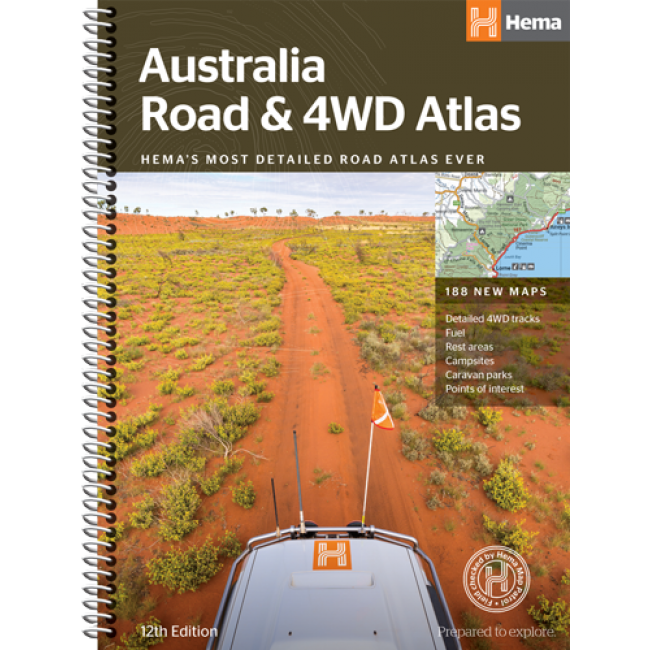 Australia Road & 4WD Atlas(Spiral Bound)
