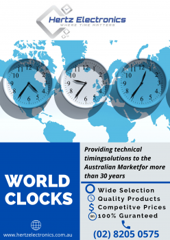 Buy the best quality world time clock