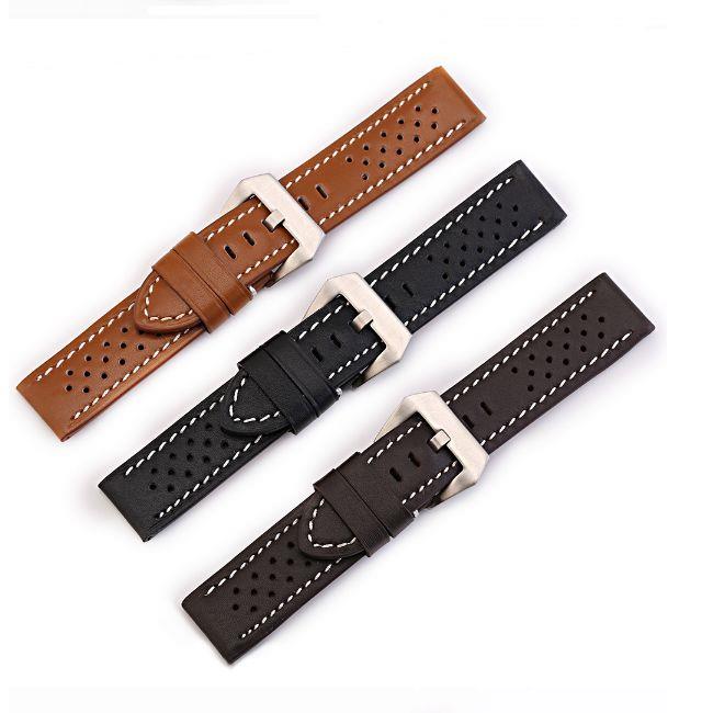 Mens Genuine Leather Watch Straps0