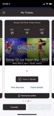I have two lower bowl tickets To Disney 