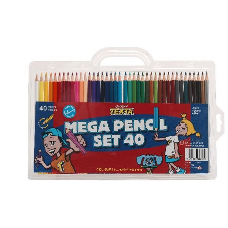 TEXTA COLOURED PENCILS Mega Pencil Set P