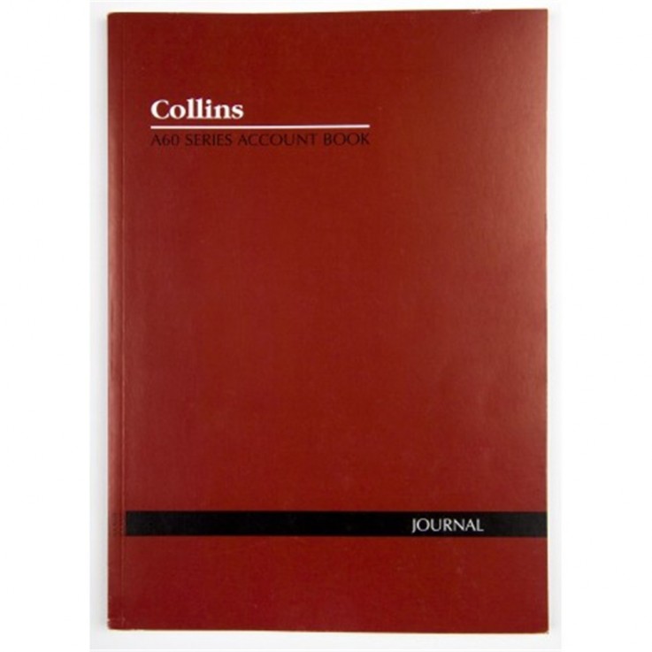 COLLINS A60 ANALYSIS BOOK A4 Journal Red