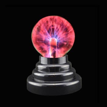 3'' Plasma Ball With Red Light77