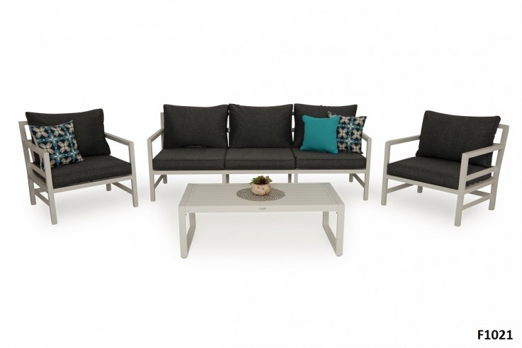 Mali 4pc Outdoor Aluminium Sofa Set