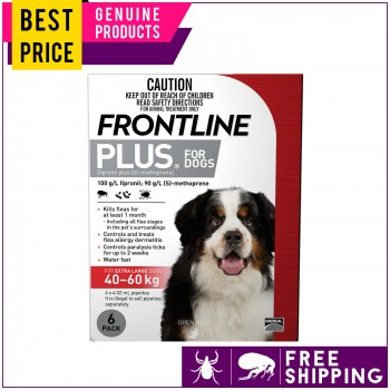 FRONTLINE PLUS For Dogs 6 Doses All Size
