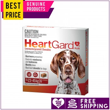 HEARTGARD PLUS For Dogs All Sizes 6 Chew