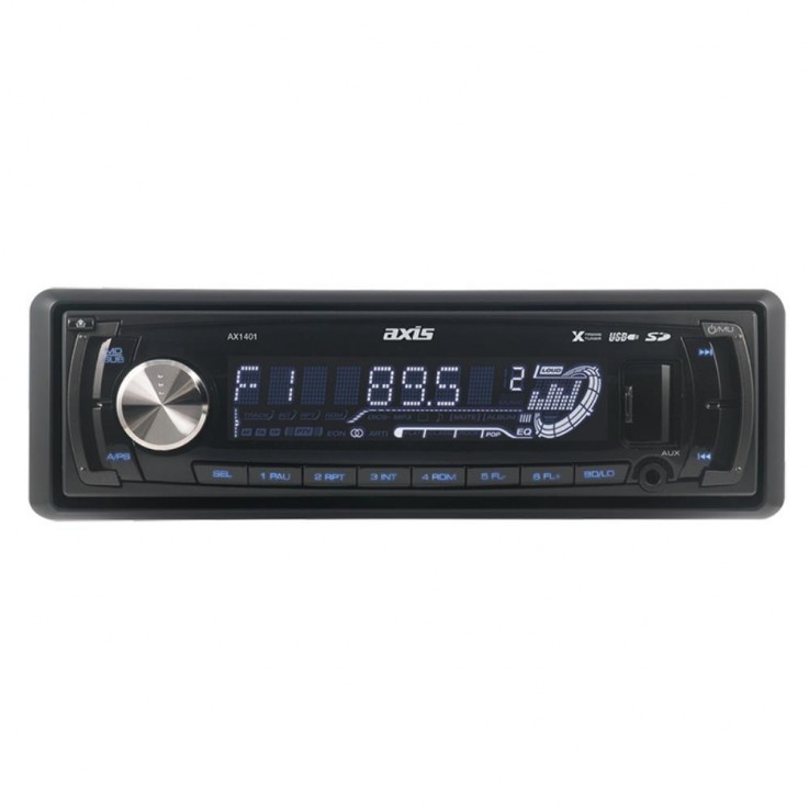 AXIS CD/MP3 PLAYER RECEIVER-FRONT AUXIN