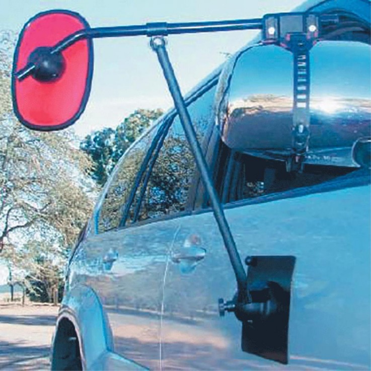 BIG RED MAGNETIC TOWING MIRROR. 5001