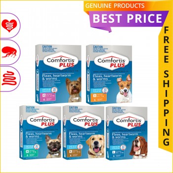COMFORTIS PLUS 6 Doses for Dogs All Size