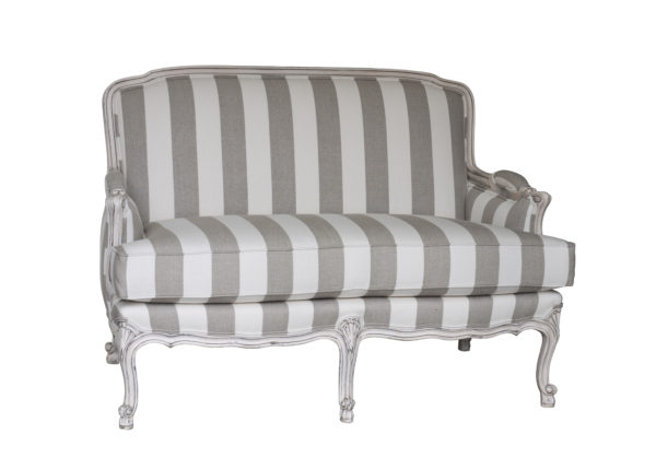 LOUIS XV 2-SEATER BERGERE CLOSED ARMS SI