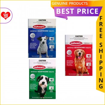 NUHEART 6 Doses Heartworm Treatment for 