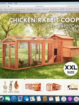 Pet Scene XXL Rabbit/chicken Coop