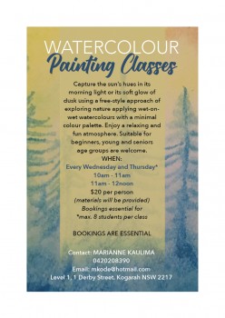 Watercolour Painting Class