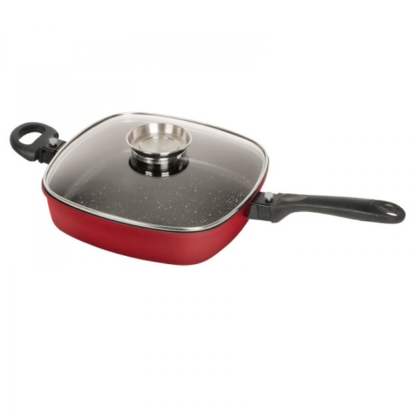 Ceramic Coated Deep Frypan with Lid 
