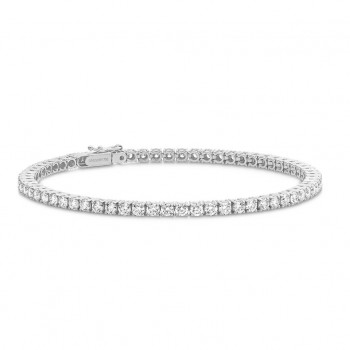 Tennis Diamond Bracelet | White Gold