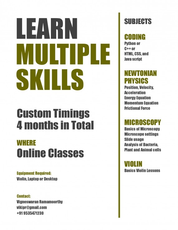 Learn Multiple Skills