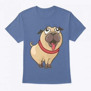 Lovely Pug Dog T-shirt | Gift Idea for D