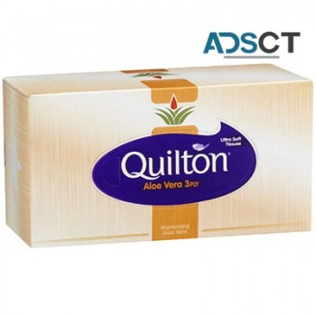 Quilton 3Ply Facial Tissues | Sanitiser 