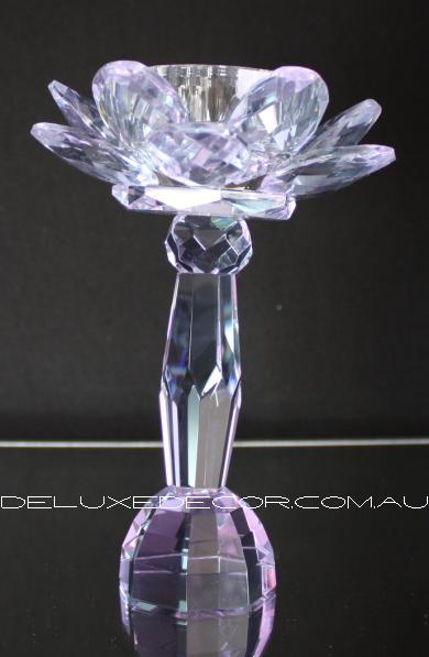 (Pick up only) Crystal Glass Lotus Flowe