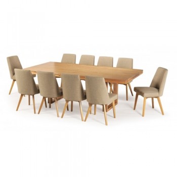Messmate 2400 Table + 10 Latitude Chairs
