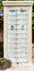 Shabby Chic Antique Blue Door Wardrobe
