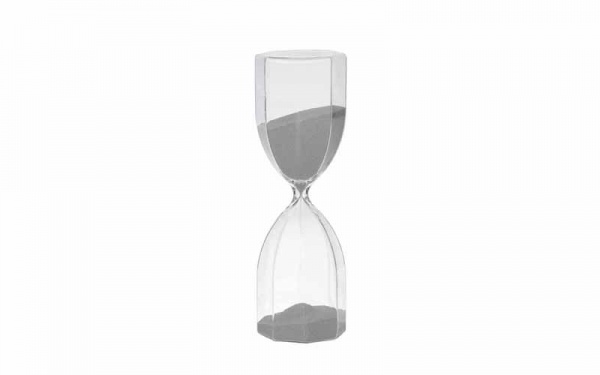 York Hourglass 60 Minutes Silver