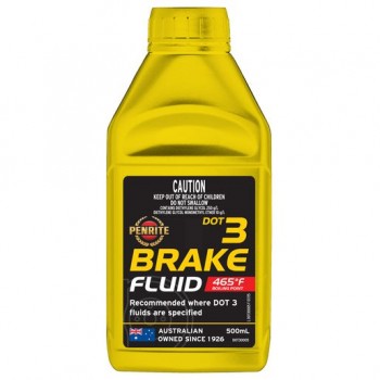Penrite DOT 3 Brake Fluid 500mL