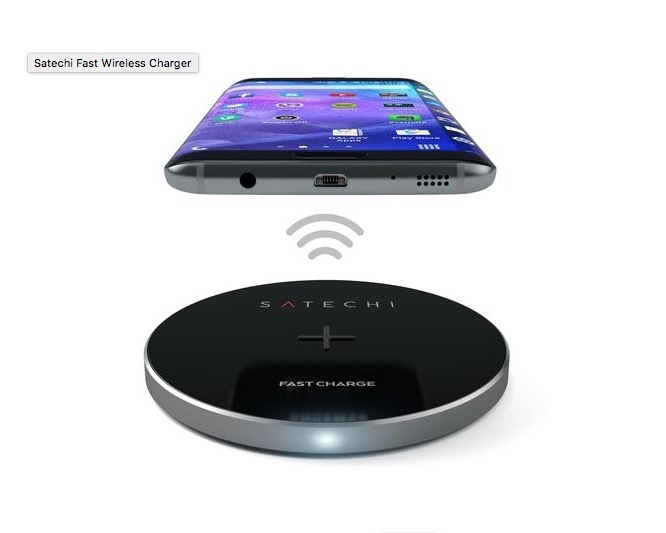 SATECHI FAST WIRELESS CHARGER - BLACK