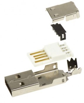 ASSMANN WSW Cable Mount Type A USB Conne