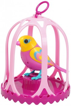 DigiBirds with Cage and Whistle Ring