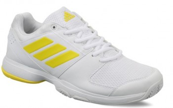 Adidas Barricade Court (White/Yellow) - 